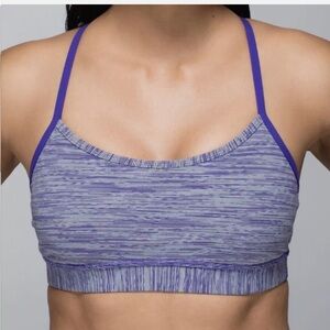 Lululemon Flow Y Bra IV purple
Stripe low athletic yoga lined sport
Mesh…